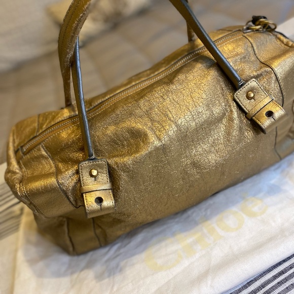 Chloe small leather duffel bag with dust bag - Picture 11 of 11